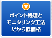 ポイント処理とモニタリング工法だから低価格